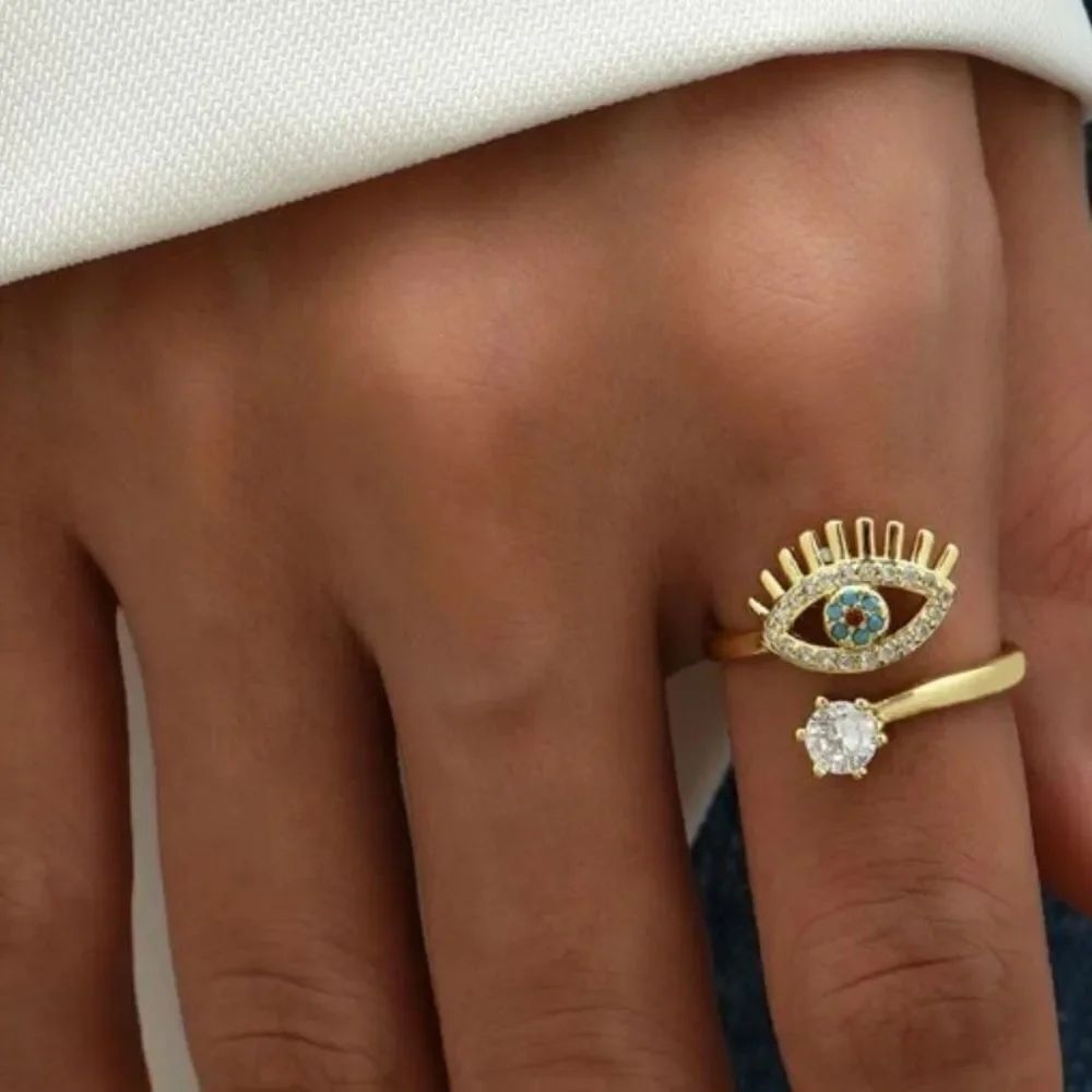 Evil eye ring A1429